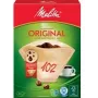 Filtros de café de papel Melitta Original 102 — tamanho 102, filtros cónicos descartáveis