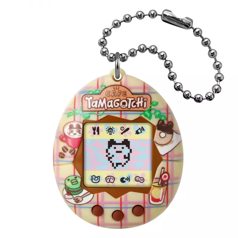 Conjunto de figuras colecionáveis Bandai Tamagotchi CAFE modelo 42997 — conjunto de figuras colecionáveis