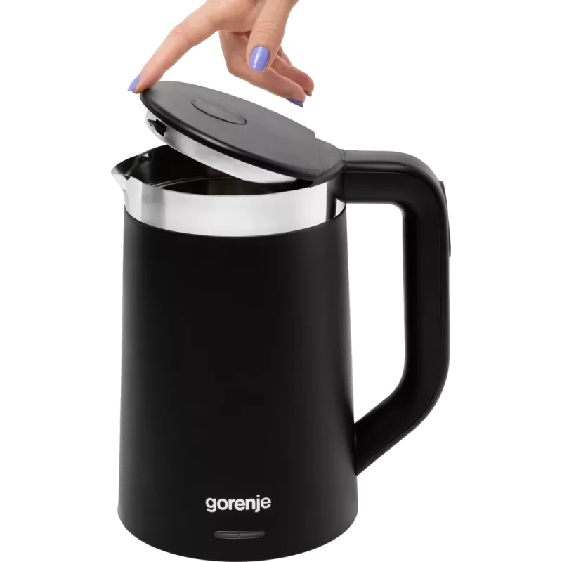 Chaleira elétrica Gorenje K17TRDW 1,7 L 2200 W preta