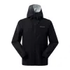 Conjunto de casaco Berghaus Deluge Pro 3.0 M + Hillwalker IA Shell M — camada exterior impermeável para homem, preta
