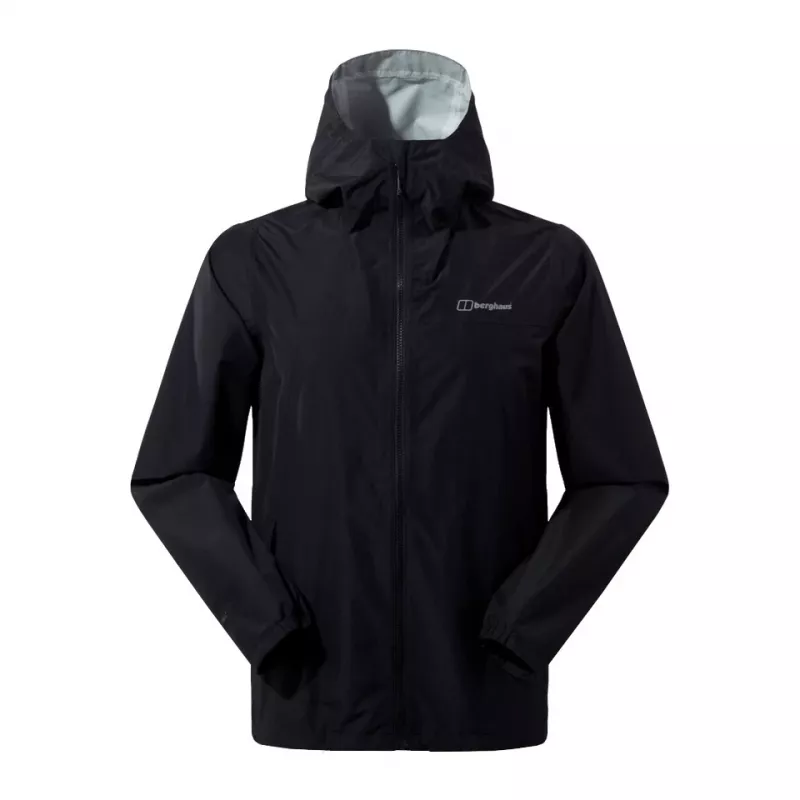 Conjunto de casaco Berghaus Deluge Pro 3.0 M + Hillwalker IA Shell M — camada exterior impermeável para homem, preta