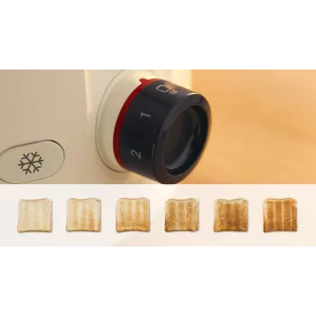 Torradeira Bosch | TAT2M127 MyMoment | Potência 950 W | Número de ranhuras 2 | Material da caixa plástico | Bege