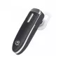 Manhattan Headset Bluetooth de ouvido único, microfone omnidirecional, controlos integrados, preto, 10 horas de utilização, alcance 10 m, cabo de carregamento USB-A incluído, Bluetooth v4.0, 3 anos de garantia