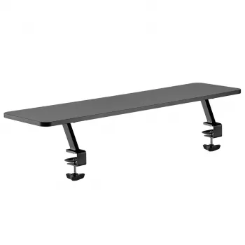 Prateleira de secretária para monitor Ergooffice.eu ER-409, fixação com parafusos, compatível com 13–32 polegadas, carga máx. 20 kg