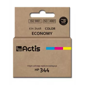 Tinteiro compatível ACTIS KH-344R para impressoras HP — ciano/magenta/amarelo, tinta à base de corante, 18 ml, rendimento standard, embalagem individual