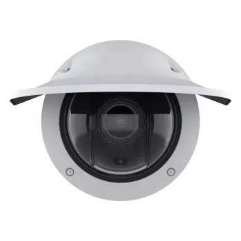 Câmara de vigilância IP AXIS Q3546-LVE — dome, interior e exterior, 2688×1512, CMOS 1/1,8 polegadas, 4,7–10 mm, zoom ótico 2,2x, rotação 360°