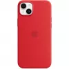 Capa de silicone Apple iPhone 14 Plus com MagSafe – (PRODUCT)RED
