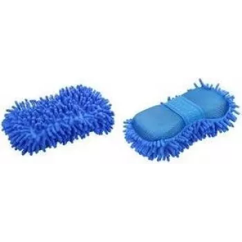 Esponja de microfibra IWH 071127 — tamanho 250×120×60 mm, esponja de limpeza 2 em 1