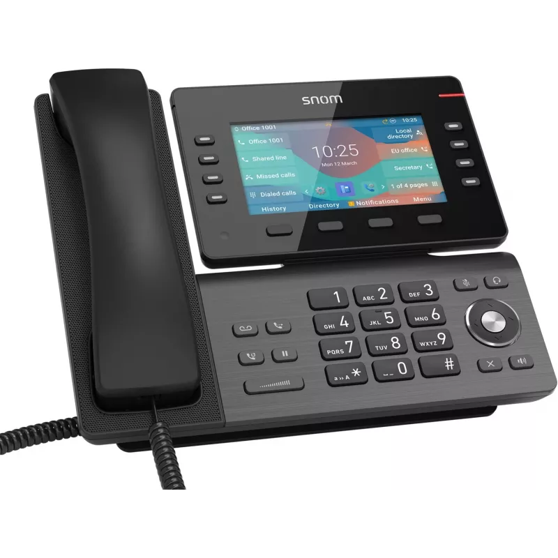 Telefone IP Snom D862 preto LCD