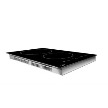 Placa cerâmica LIN LC-G3048, encastrar, 4 zonas de cozedura, 3000 W, controlo tátil, superfície de vidro, segurança para crianças