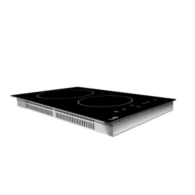Placa cerâmica LIN LC-G3048, encastrar, 4 zonas de cozedura, 3000 W, controlo tátil, superfície de vidro, segurança para crianças