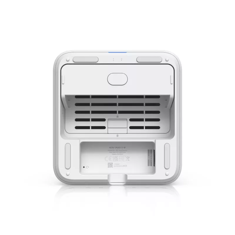 Ubiquiti UNAS-2-W Unifi NAS 2X 3.5 gavetas HDD, 2,5 GbE, USB-C, adaptador PoE++