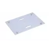 Placa de montagem para caixa de terminação de fibra ótica 8 fibras, Extralink, aço inoxidável, adaptador de suporte, carga máxima 5 kg