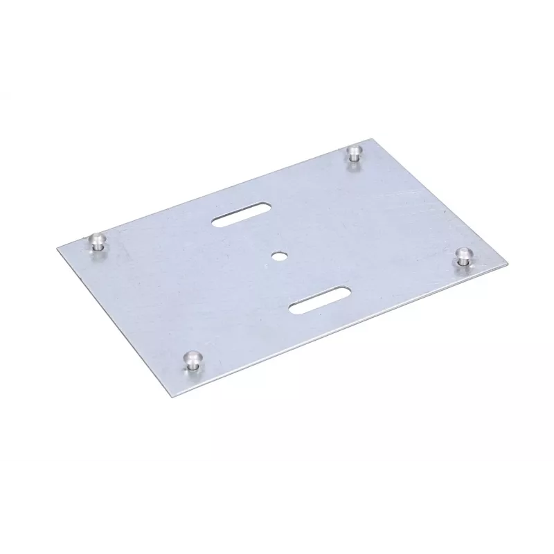 Placa de montagem para caixa de terminação de fibra ótica 8 fibras, Extralink, aço inoxidável, adaptador de suporte, carga máxima 5 kg