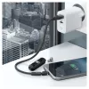 Cabo USB RealPower MagneticCharge3 0,2 m USB A preto carregamento rápido