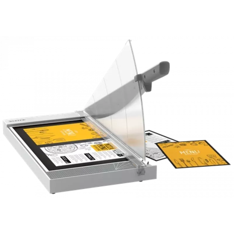 Cortador de papel Leitz Precision Home Office A3, 10 folhas, grampo manual, aço inoxidável, A3, 80 g/m², aço