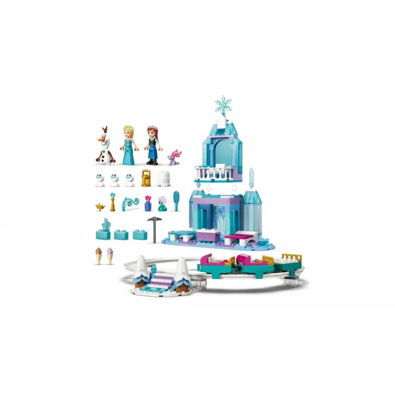 LEGO DISNEY 43281 O Castelo de Gelo de Elsa e Aventura de Trenó na Neve