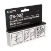 Lian Li GB-002 suporte universal para placa gráfica, aço, 128,4 mm, preto, 2 un.
