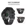 Pulseira Tech-Protect para Garmin Fenix Série — compatível com Fenix 3, 5X, 3HR, 5X Plus, 6X, 6X Pro, 7X — preta