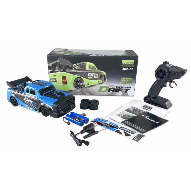 Carro de corrida on-road Amewi 21102 motor elétrico 1:18 a partir de 6 anos