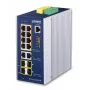 Switch gerido PLANET IP30 Industrial L2+/L4 8 portas Gigabit Ethernet