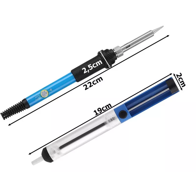 Conjunto de ferro de soldar Extralink 80W 220-480°C