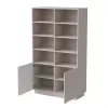 Cama Meble LIVERTI estante para livros, 100x42x171 cm, caxemira