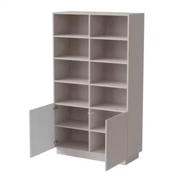 Armário de arrumação Cama Meble LIVERTI estante 100×420×1705 mm cashmere