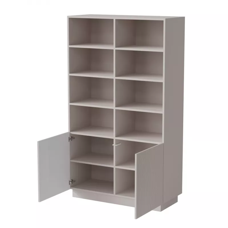 Cama Meble LIVERTI estante para livros, 100x42x171 cm, caxemira