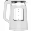 Chaleira elétrica AENO EK6: 1850-2200W, 2L, Strix, forma quadrada, tampa transparente, vidro altamente resistente, iluminação LED, desligamento automático, proteção contra funcionamento a seco