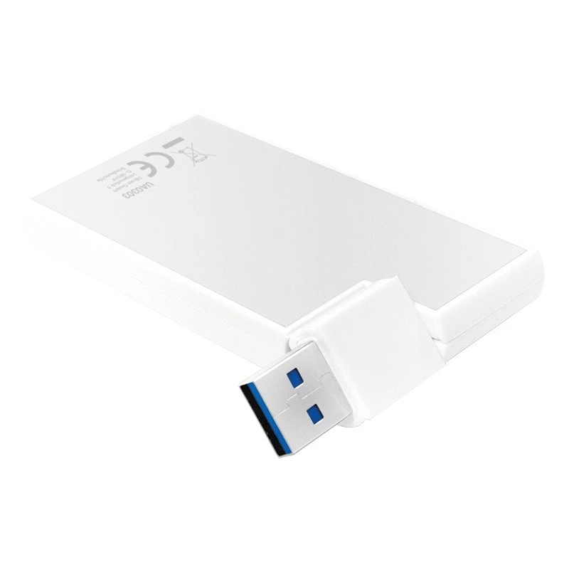 Hub USB 3.0 de 4 portas, prateado