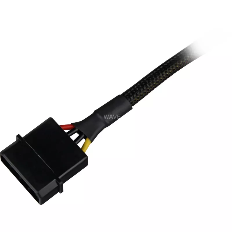 Cabo adaptador de alimentação SATA Sharkoon 15 cm — adaptador para conectores de alimentação SATA