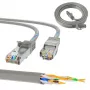 Cabo de patch LAN Extralink Cat5e UTP 1 m, RJ-45 a RJ-45, cinzento