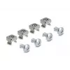 Suporte de montagem DeLOCK 19 polegadas 450x40mm 2 unid. preto metal
