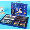 Conjunto de pintura artística Extralink Blue Astronaut — 88 peças (tintas, pincéis, acessórios)