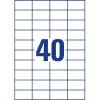 Avery Zweckform 3651 etiquetas universais 52,5 x 29,7 mm 100 folhas branco