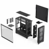 Caixa de PC Fractal Design Pop 2 Air preto TG Midi Tower – ATX, 3 ventoinhas frontais de 120 mm, suporta unidades de 2,5