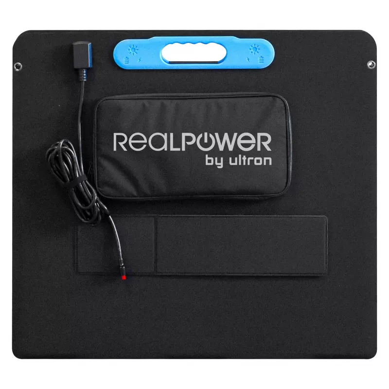 RealPower SP-300E painel solar dobrável 300 W, 4 painéis
