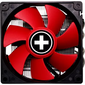 Sistema de arrefecimento para computador Xilence XC041 arrefecedor de processador 9,2 cm preto, vermelho