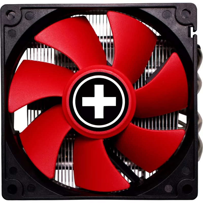Sistema de arrefecimento para computador Xilence XC041 arrefecedor de processador 9,2 cm preto, vermelho