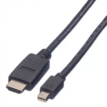 Cabo Mini DisplayPort VALUE Mini DP-HDTV M/M 2 m
