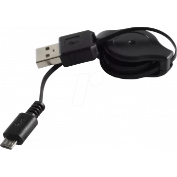 Cabo USB ShiverPeaks BS14-18001 1 m USB A Micro-USB B preto