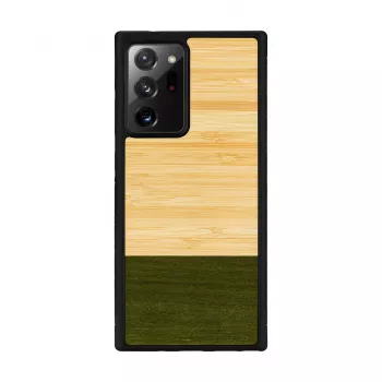 Capa para telemóvel Man and Wood Galaxy Note 20 Ultra — capa protetora preta Bamboo Forest