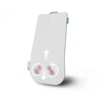 Massajador de costas Medisana MC 600 Shiatsu com calor, 24 W, 4 cabeças, desligamento automático 15 min, entrada 12 V