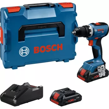 Berbequim aparafusador sem fio Bosch GSR 18V-65 com 2 baterias de 4.0Ah