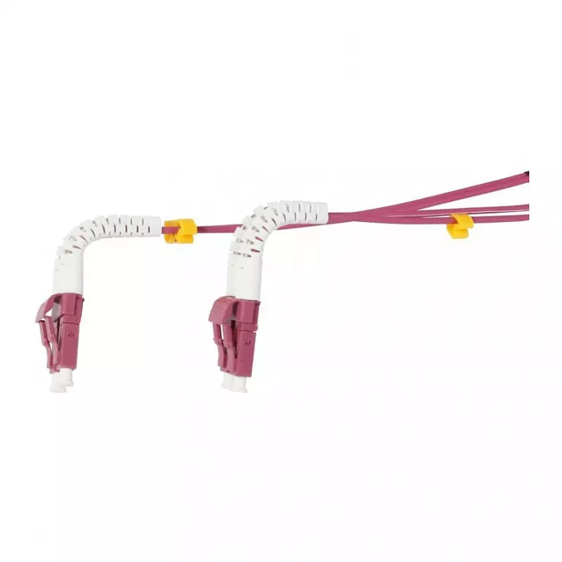 Synergy 21 cabo patch fibra ótica 2 fibras 0,25m LC-LC 50/125um OM4 AD 2mm proteção flexível anti-dobra - cabo - fibra multimodo (S217019)