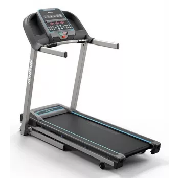 Passadeira JOHNSON Fitness & Wellness TR50 — superfície de corrida 406×1270 mm, velocidade máx. 16 km/h, peso máx. do utilizador 113 kg