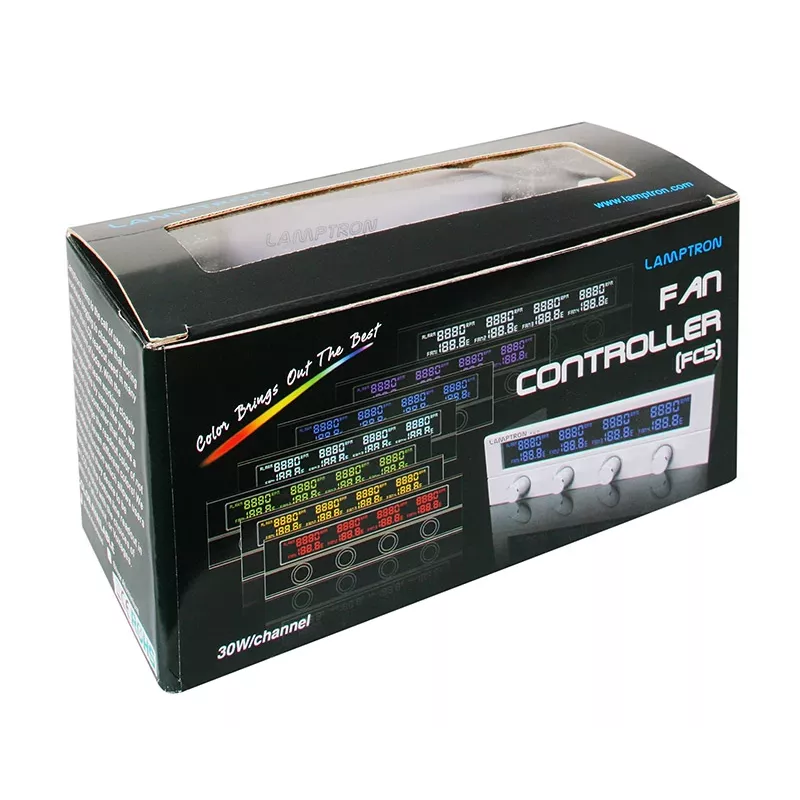 Controlador de ventoinhas Lamptron FC5 V2 5,25 polegadas – prateado
