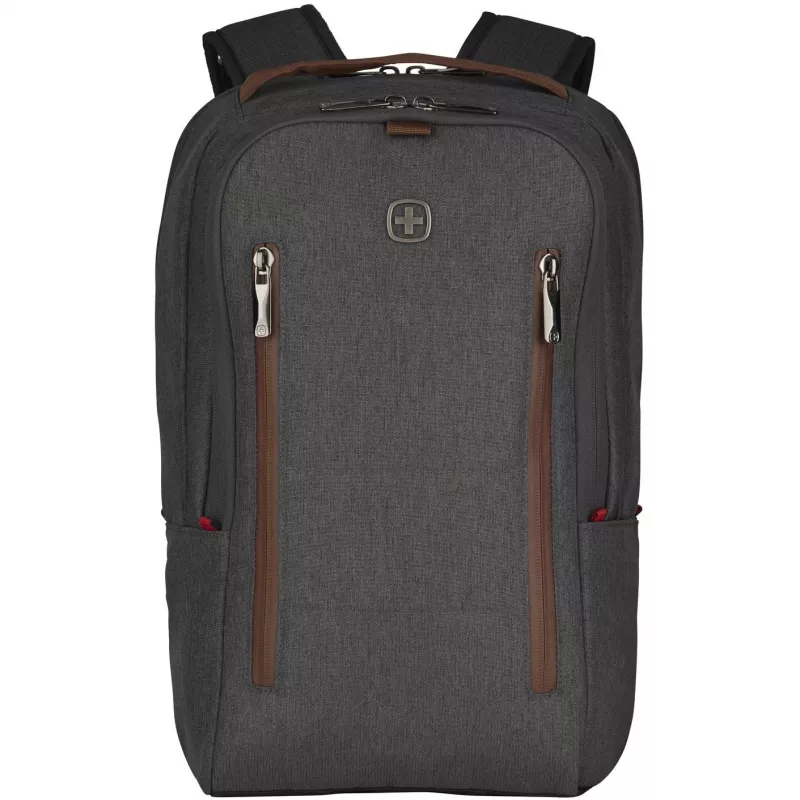 Mochila para portátil WENGER City Upgrade 40,64cm 16 polegadas com bolsa de ombro cinzento
