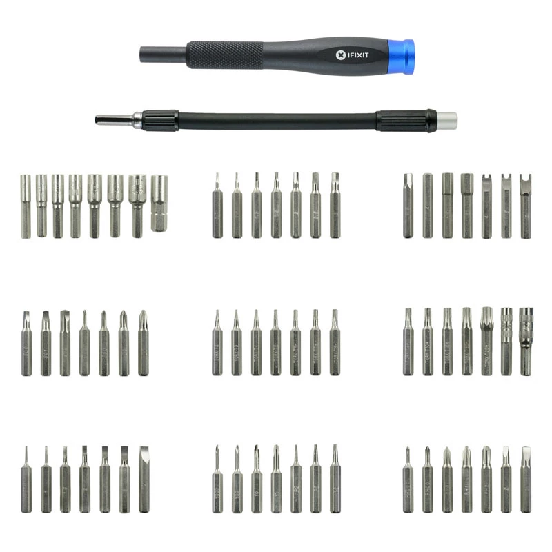 iFixit EU145299 Ponta de chave de fendas 64 unid.